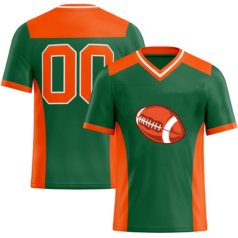 American Football Side Illustration Classic Football Jersey
