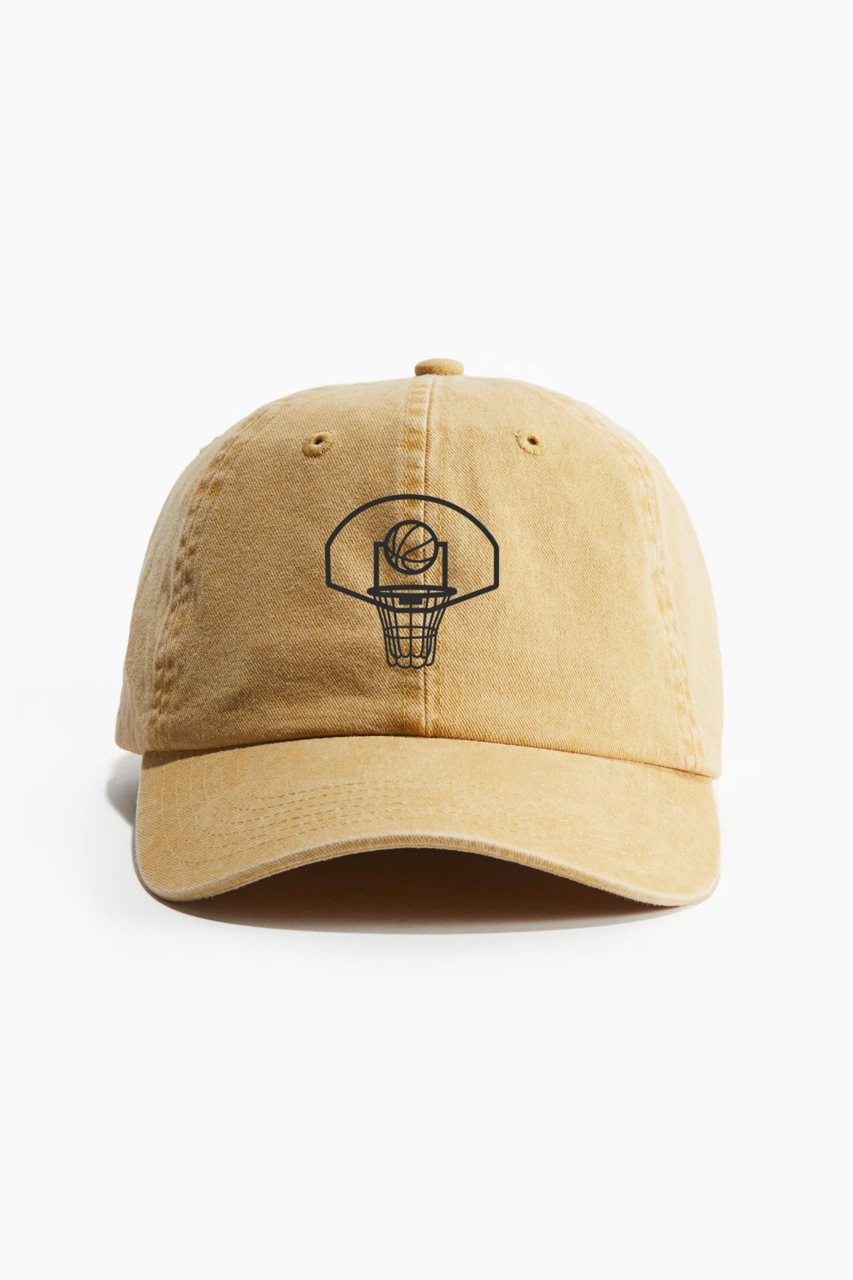 Backboard Ball Stroke Cotton Twill Cap 