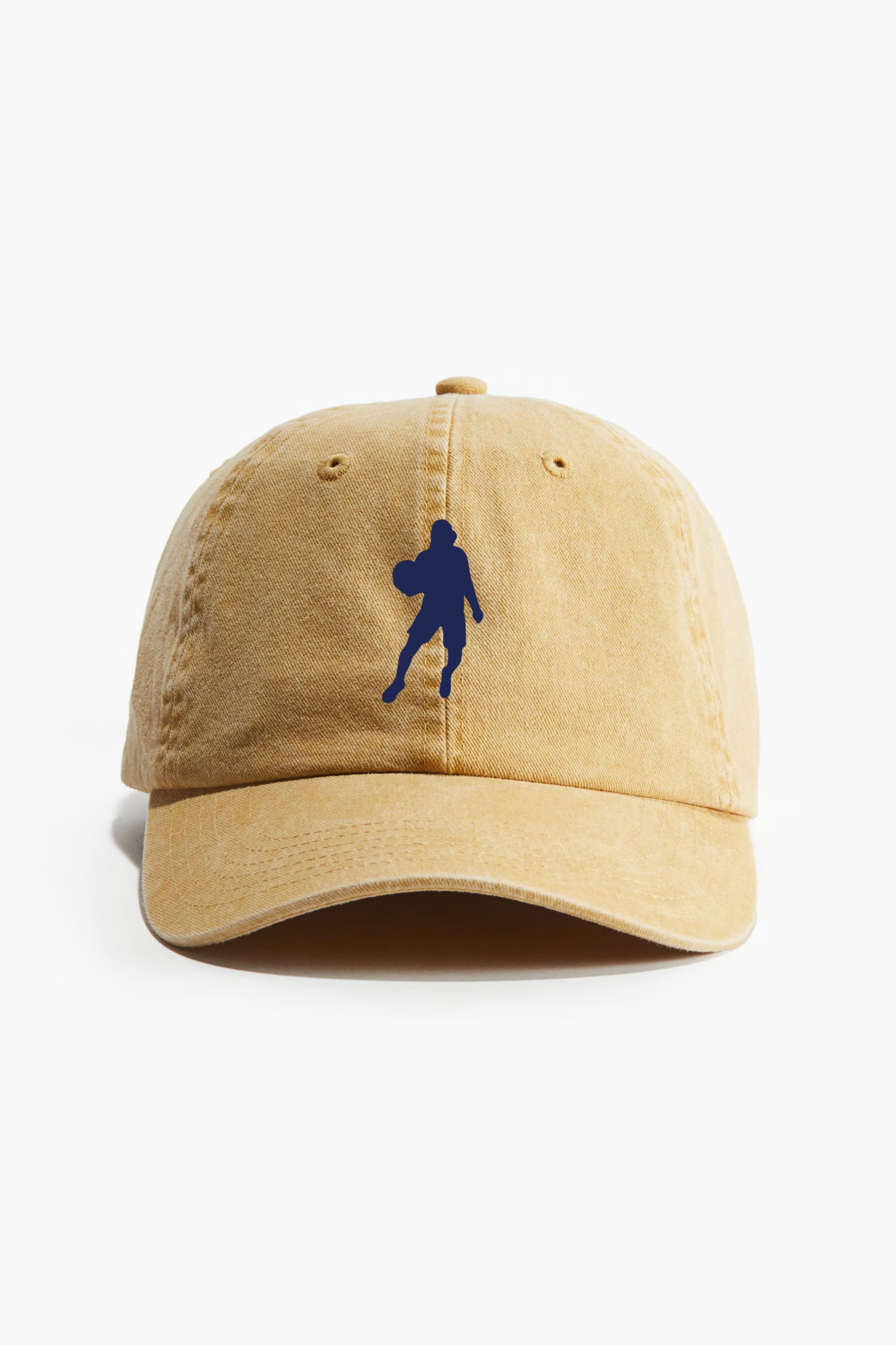 Basketball Dribble Hood Silhouette Cotton Twill Cap 