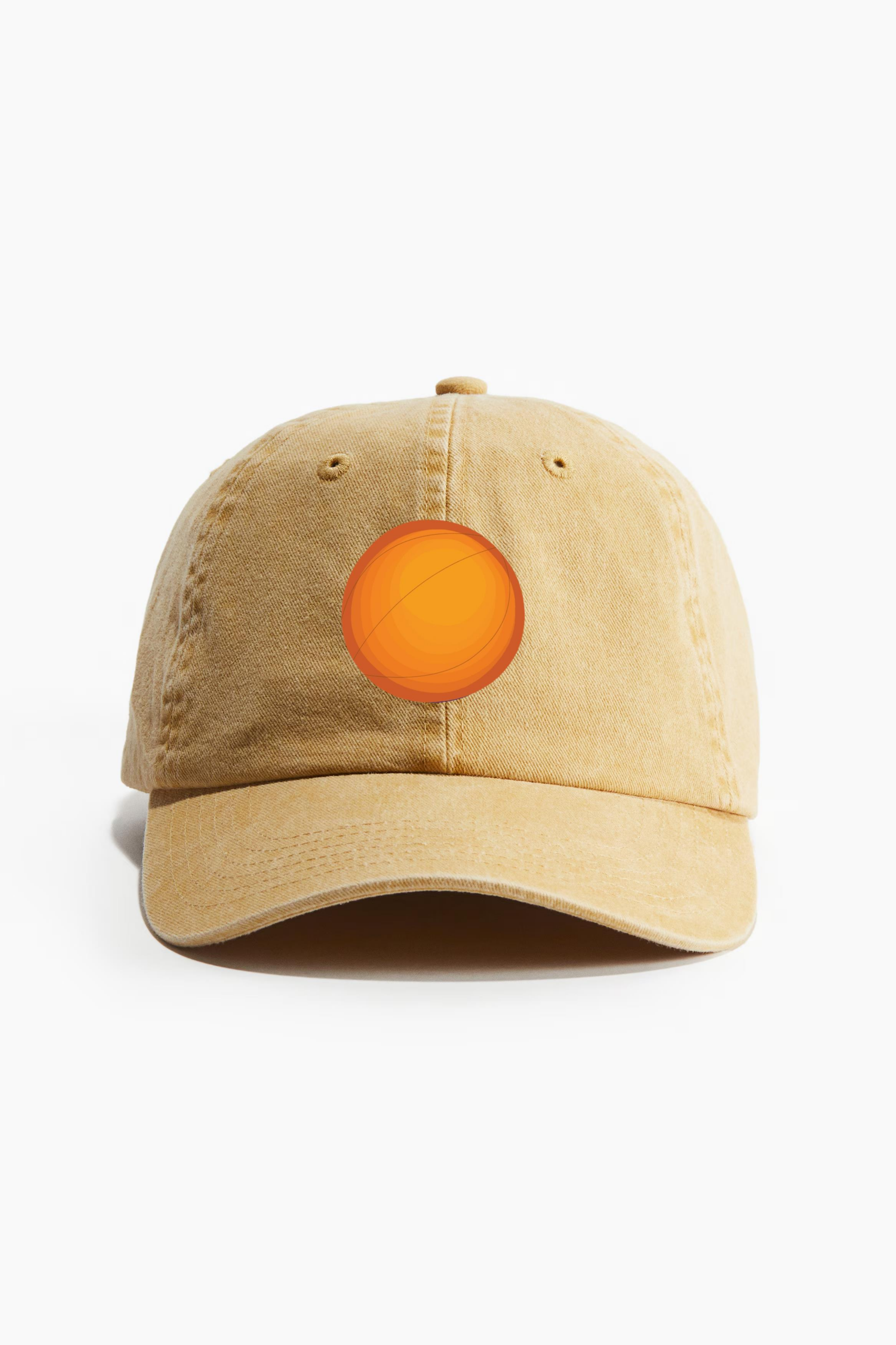Basketball Glossy Icon Cotton Twill Cap 