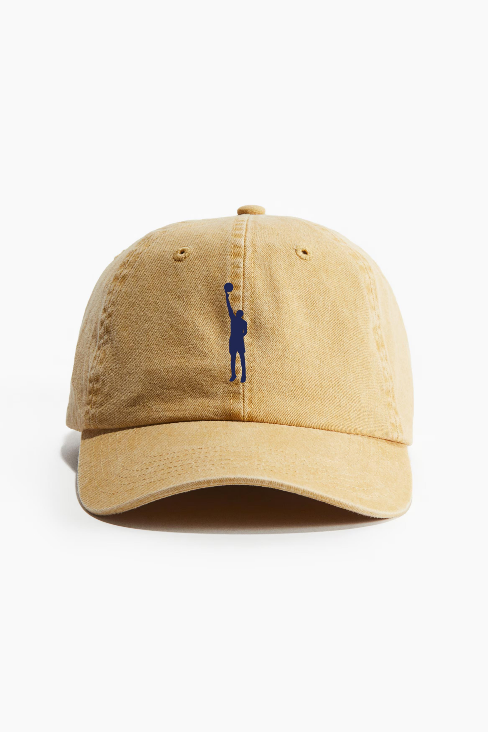 Basketball Layup Ball Silhouette Cotton Twill Cap 