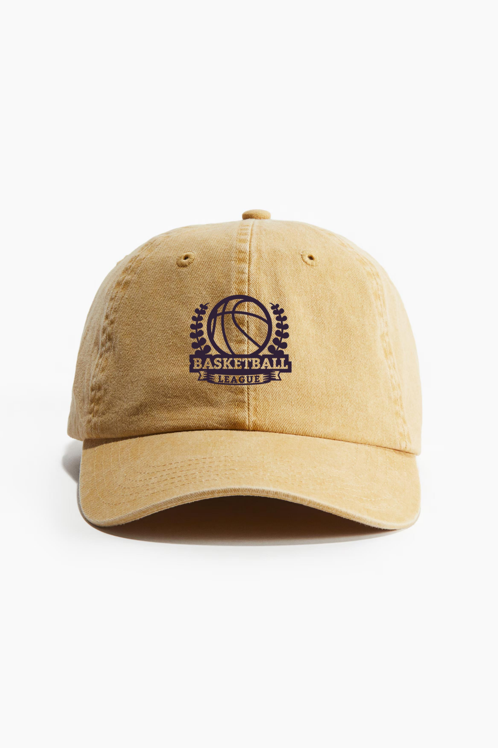 Basketball Ligue Ball Branch Badge Cotton Twill Cap 