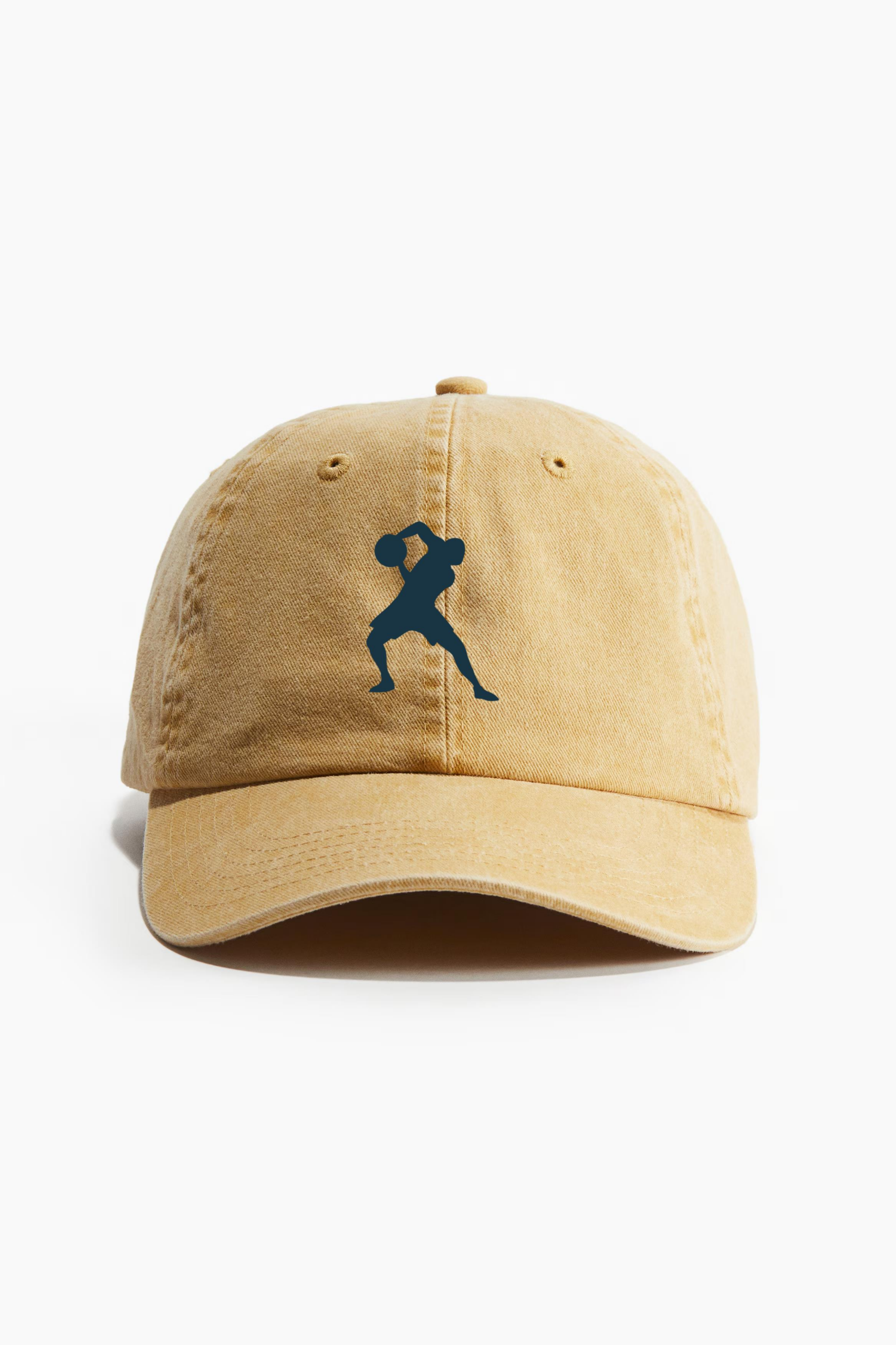 Basketball Player Ball Player Shorts Silhouette Cotton Twill Cap 