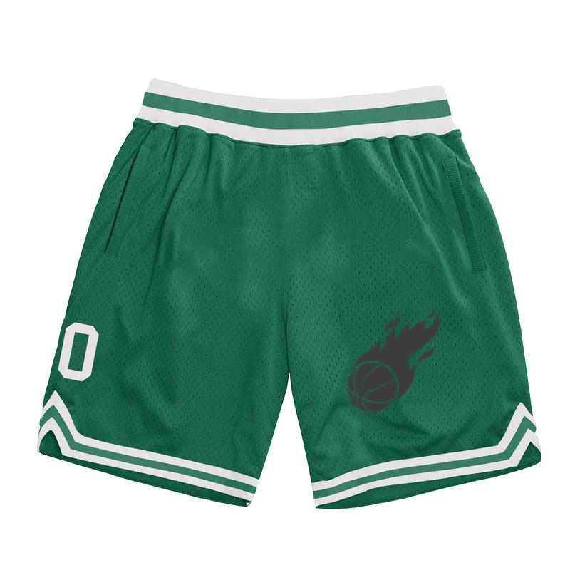 Flaming Basketball Ball Cut Out Classic Basketball Shorts 