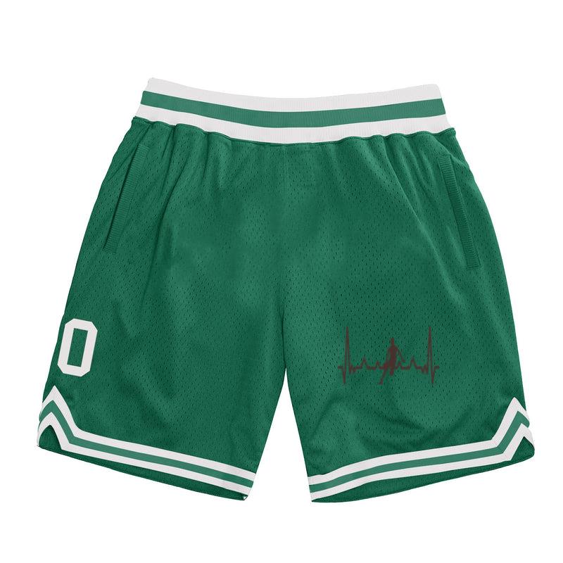 Heartbeat Basketball Player Cardiogram Stroke Classic Basketball Shorts 
