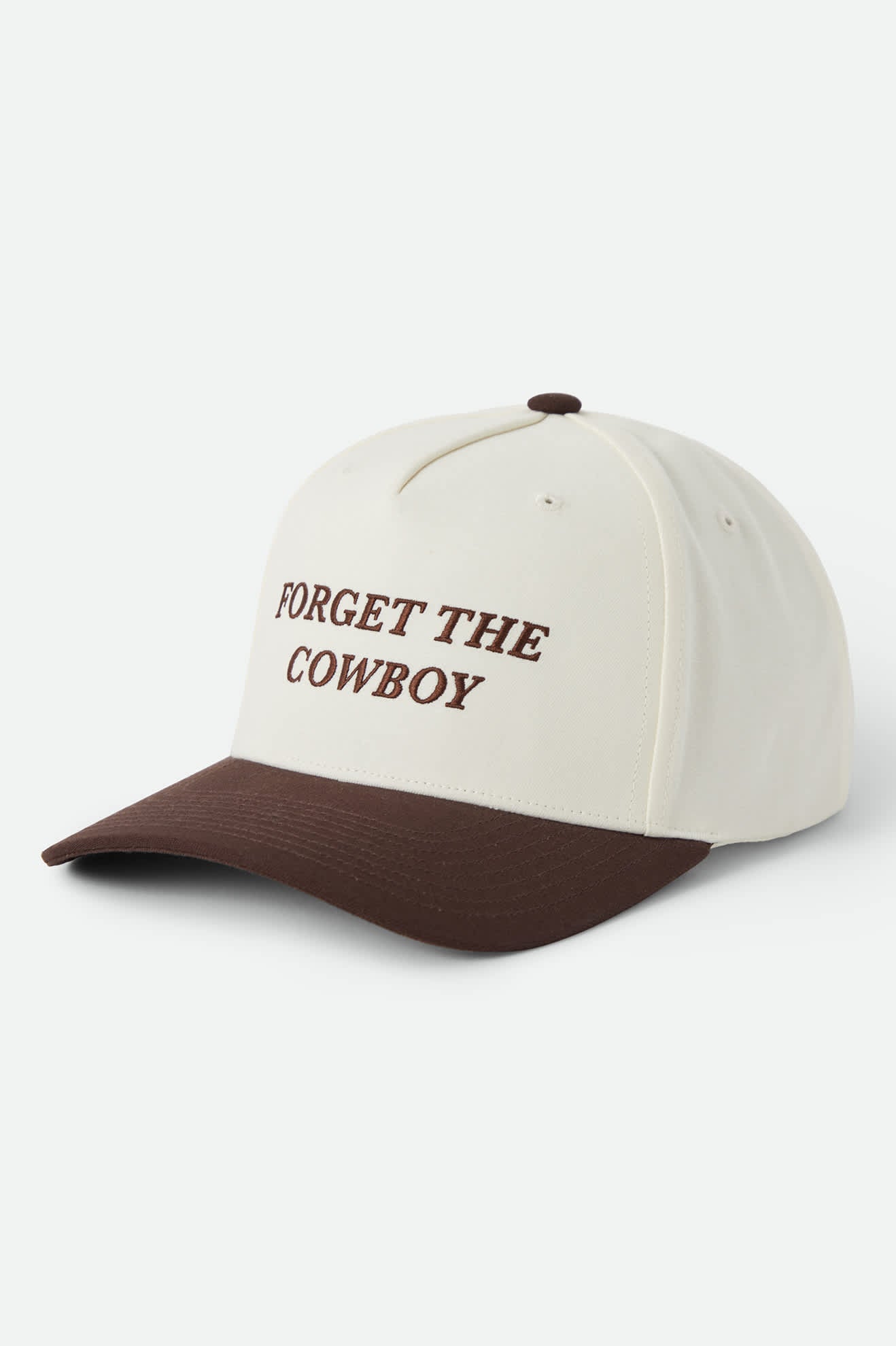 Forget The Cowboy NetPlus Snapback - Chocolate/Off White