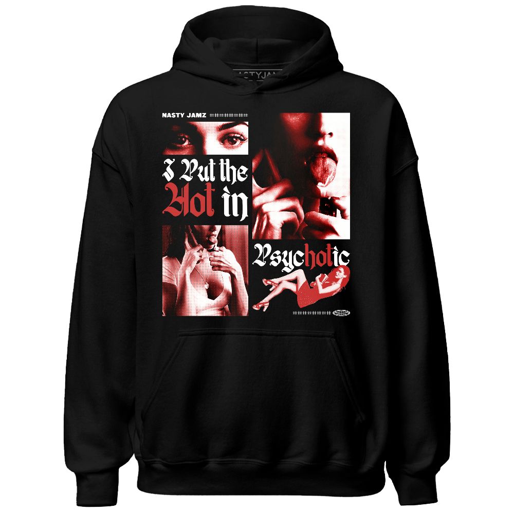Black Cement 3s NastyJamz Hoodie Match Hot In Psychotic