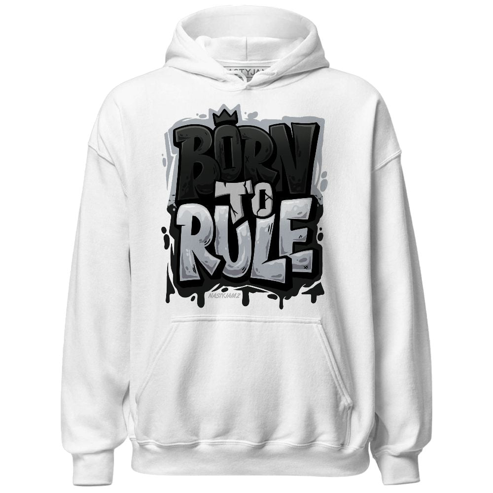 Black Cement 3s NastyJamz Hoodie Match Born To Rule