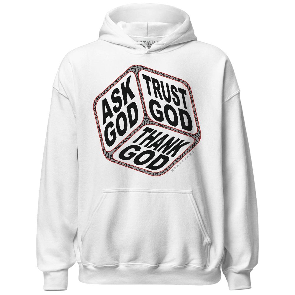 Black Cement 3s NastyJamz Hoodie Match Trust God