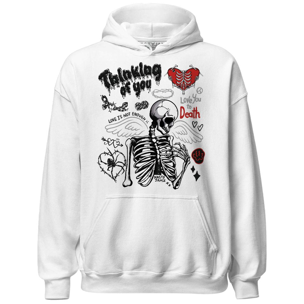 Black Cement 3s NastyJamz Hoodie Match Thinking Of You