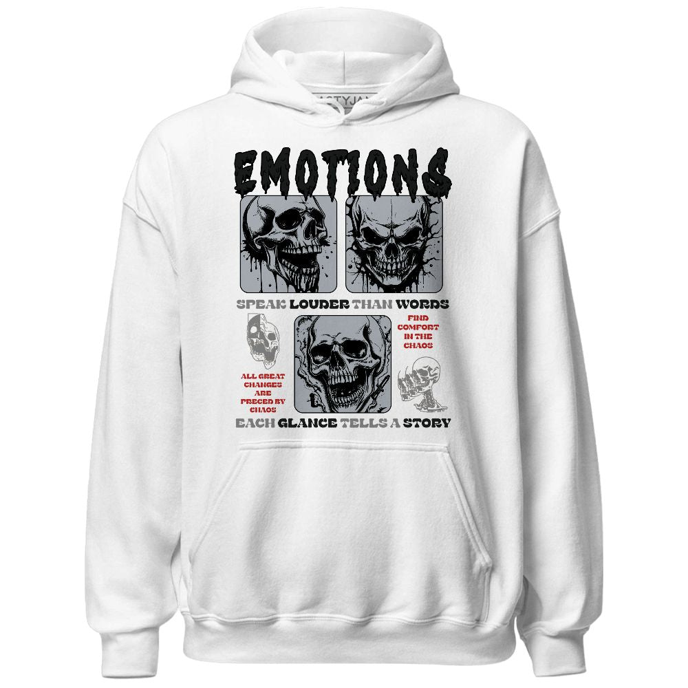 Black Cement 3s NastyJamz Hoodie Match Emotions Skull
