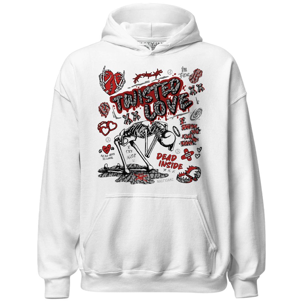 Black Cement 3s NastyJamz Hoodie Match Twisted Love