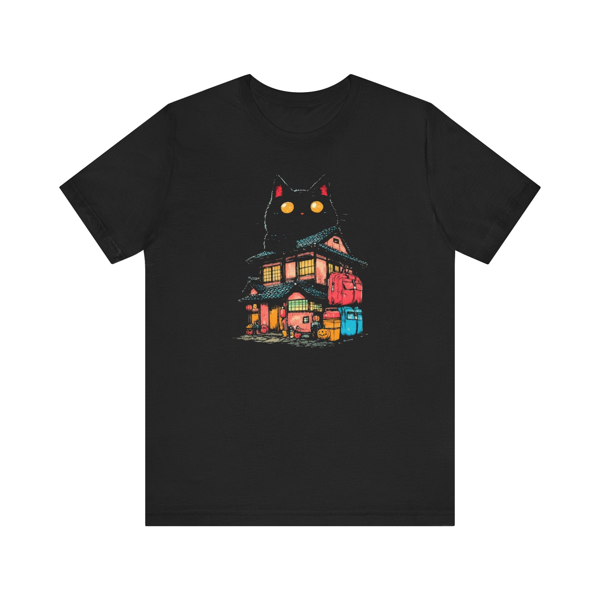 Whimsical Cat House T-Shirt