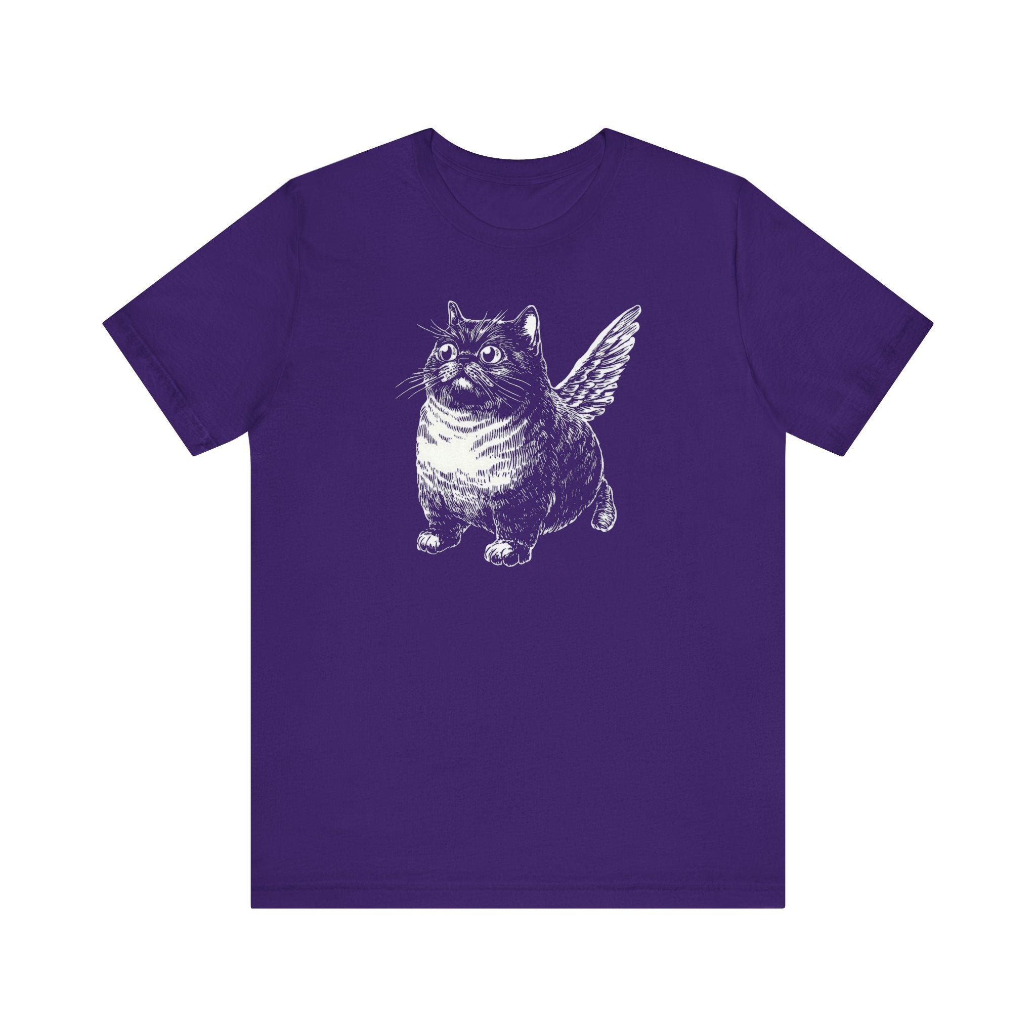Whimsical Winged Cat T-Shirt