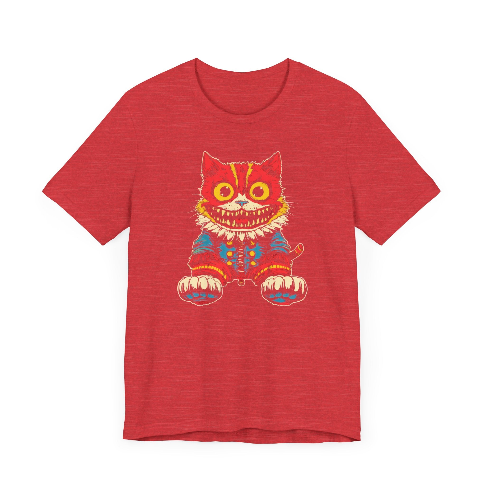 Vintage Creepy Cat Graphic Tee