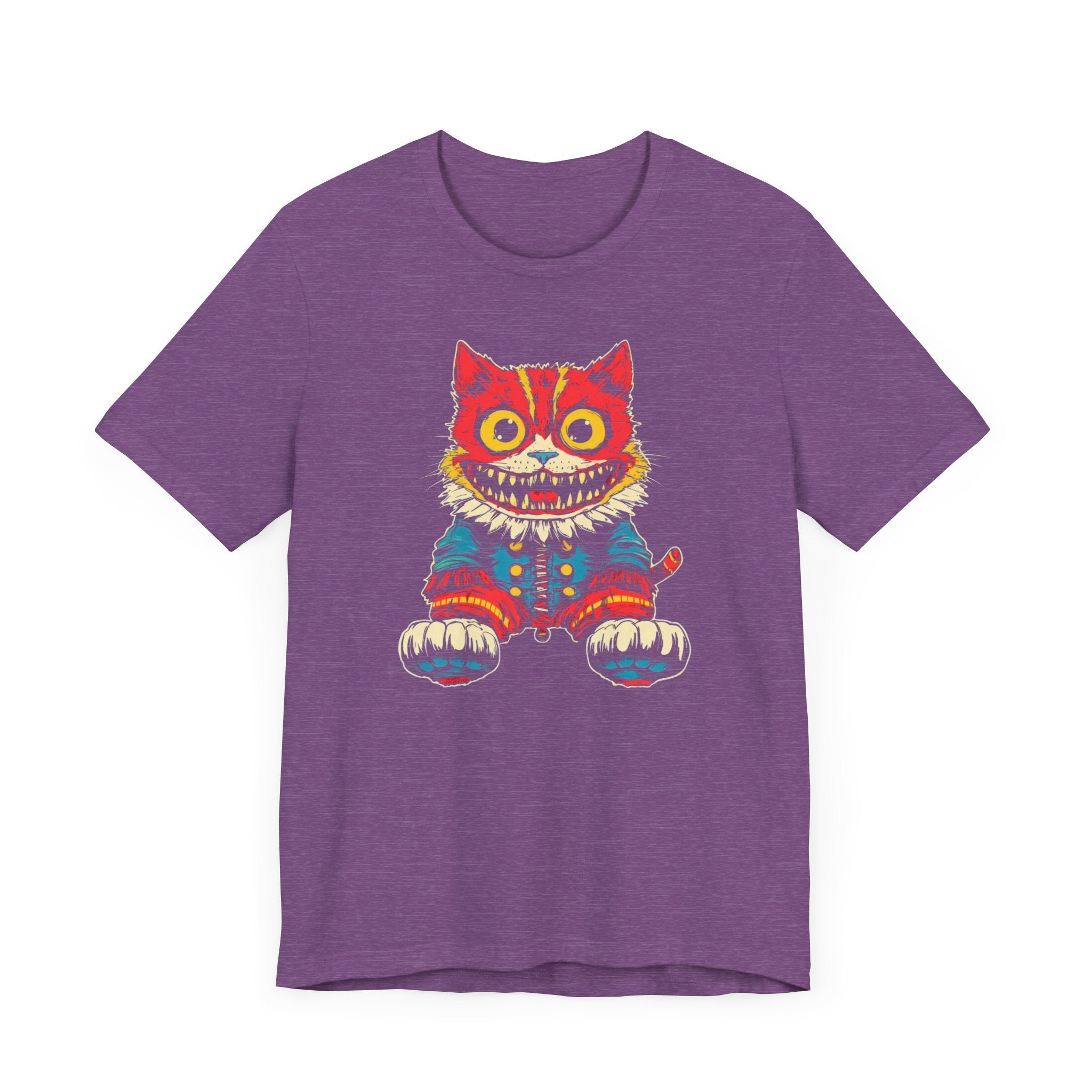 Vintage Creepy Cat Graphic Tee
