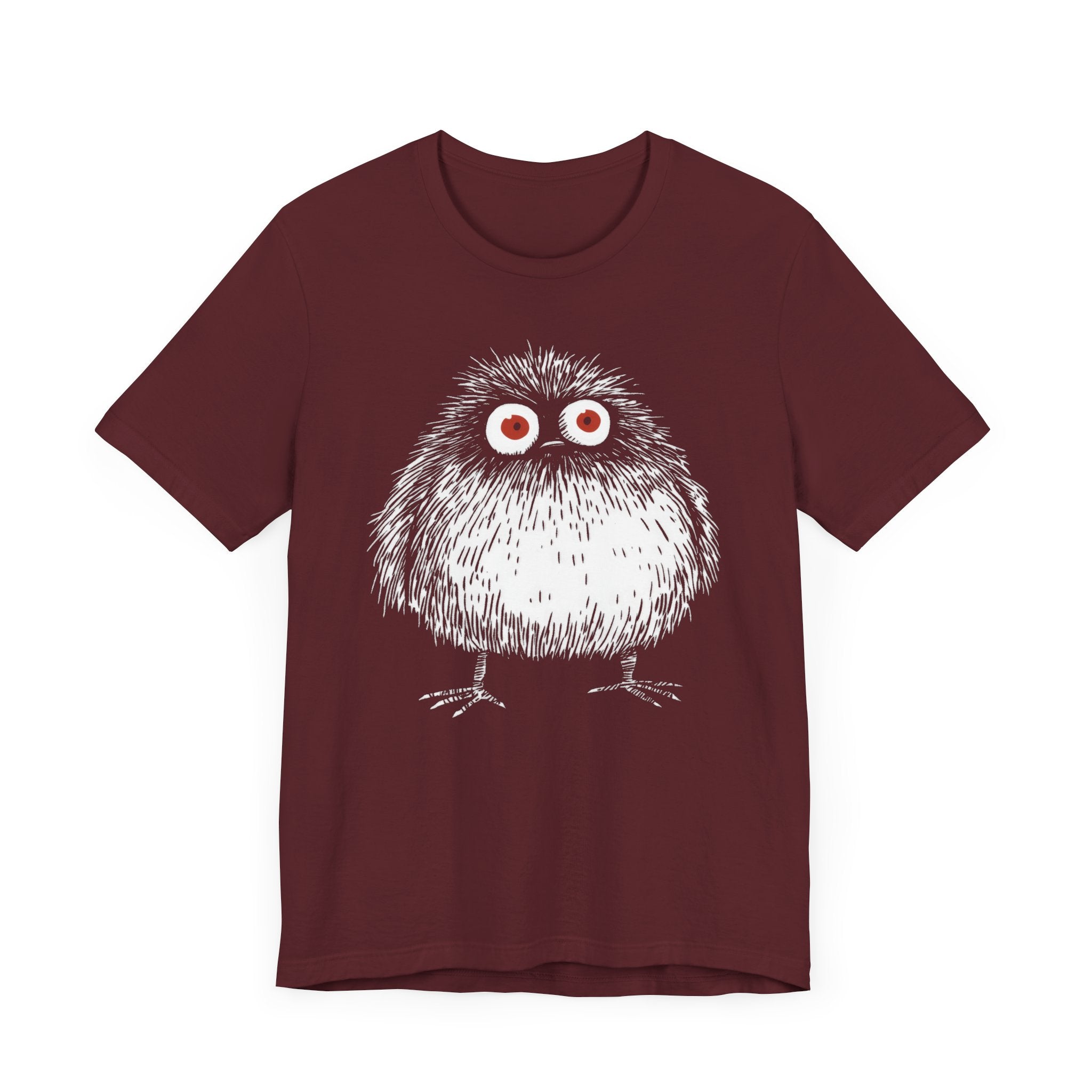 Wide-Eyed Fluffy Creature Graphic Tee
