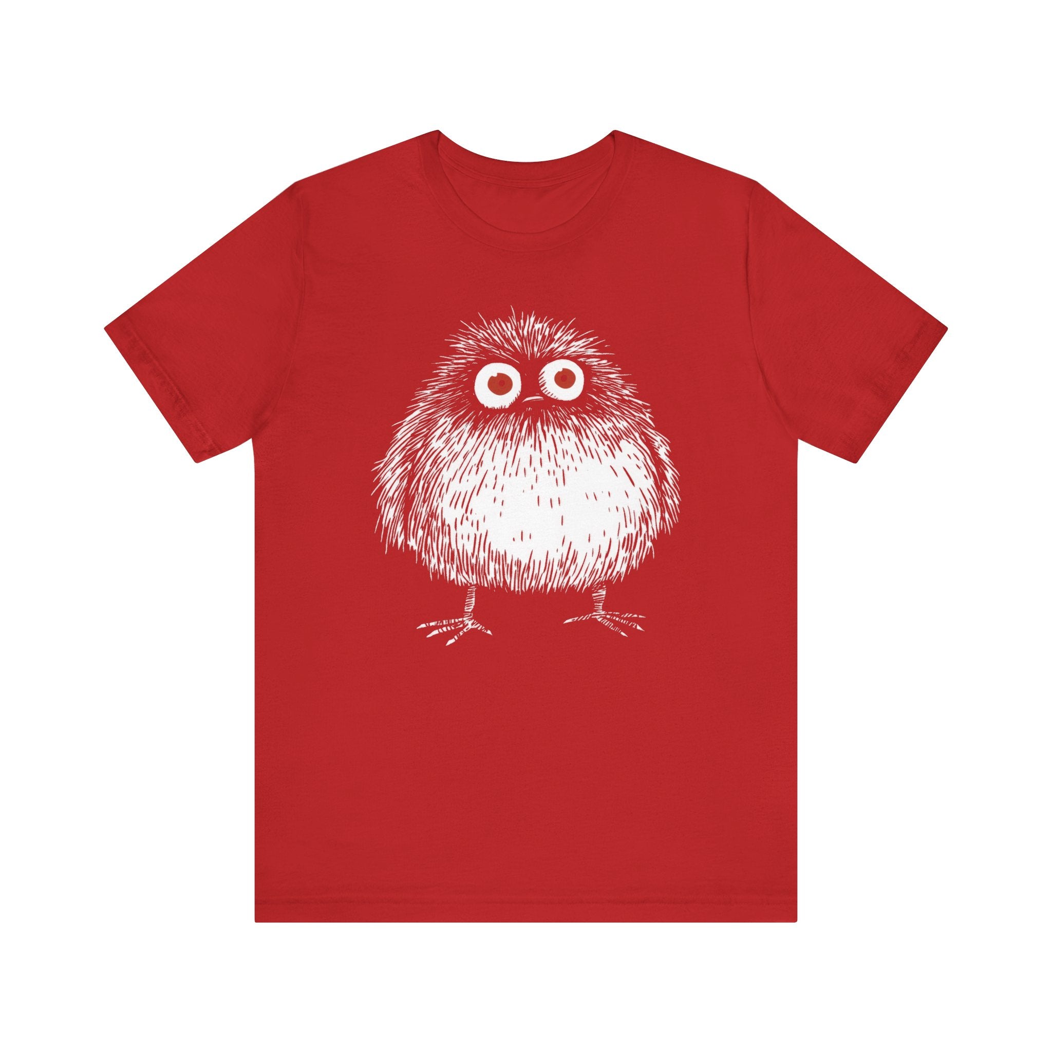 Wide-Eyed Fluffy Creature Graphic Tee