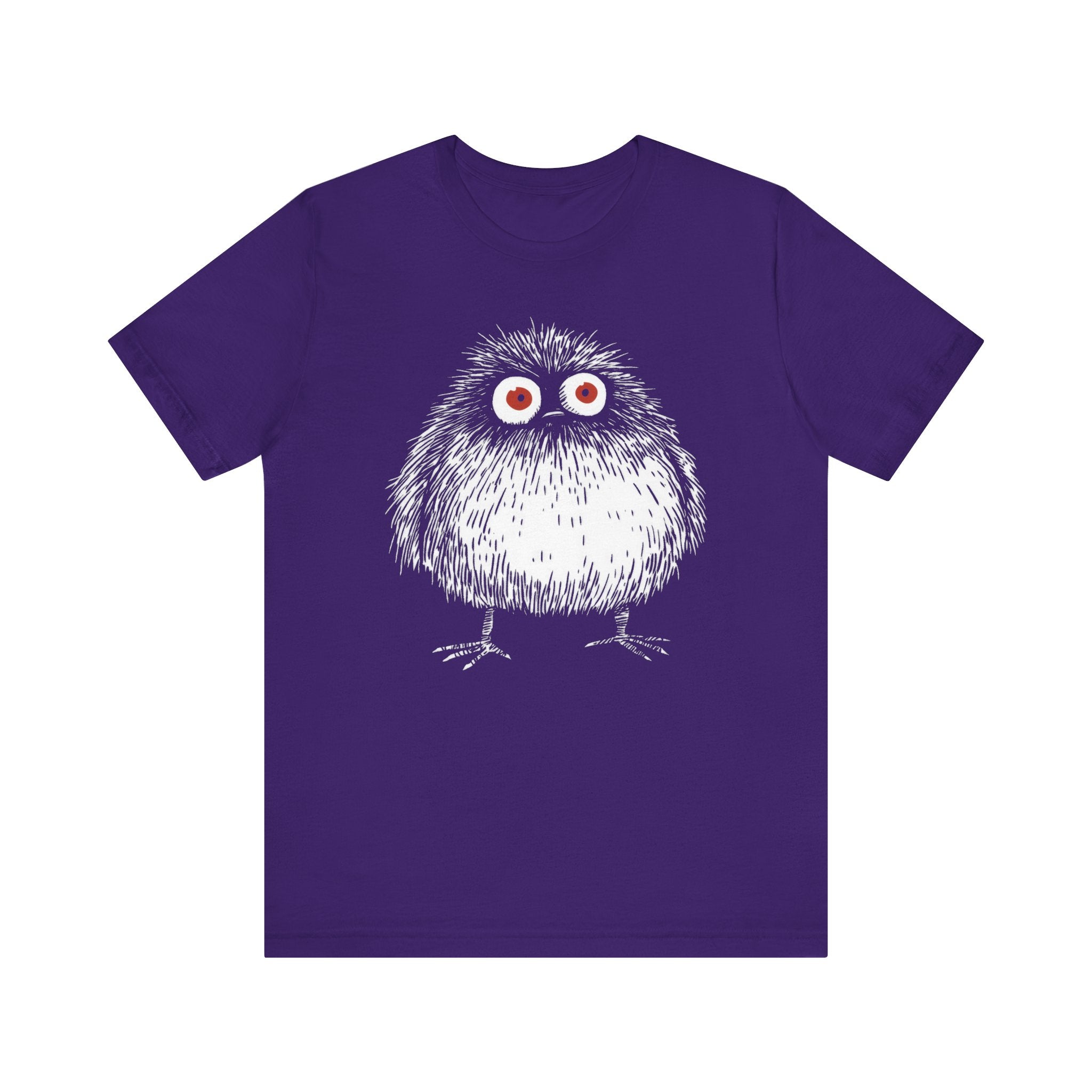 Wide-Eyed Fluffy Creature Graphic Tee
