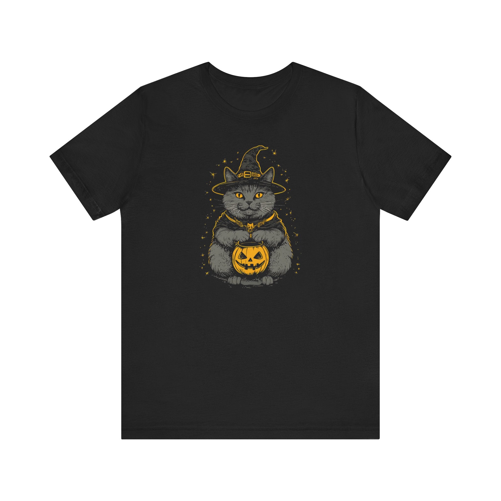 Witch Cat Halloween T-Shirt