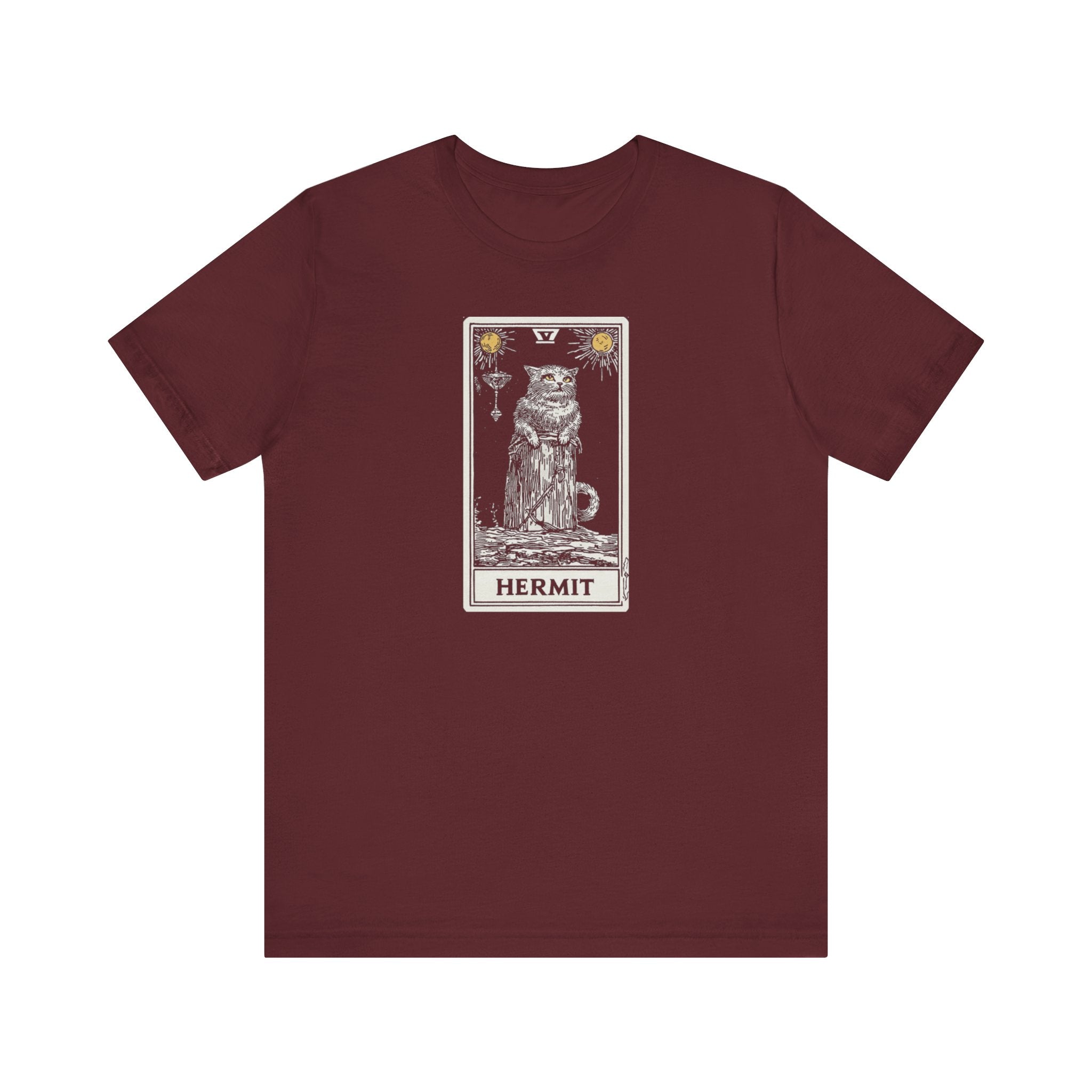Hermit Tarot Cat T-Shirt