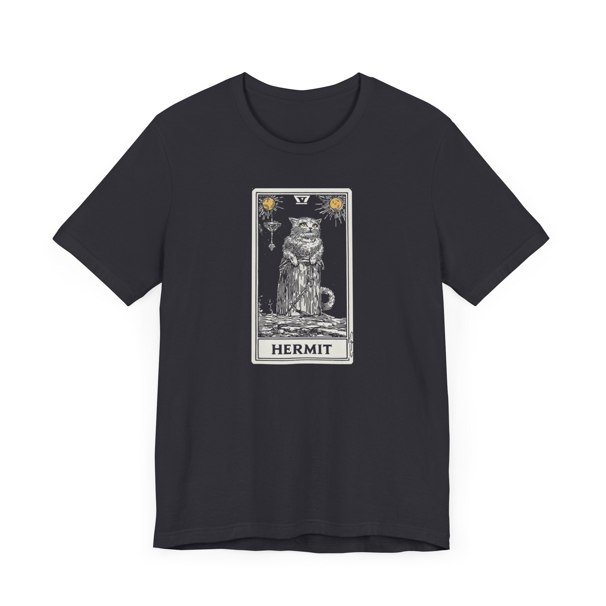 Hermit Tarot Cat T-Shirt