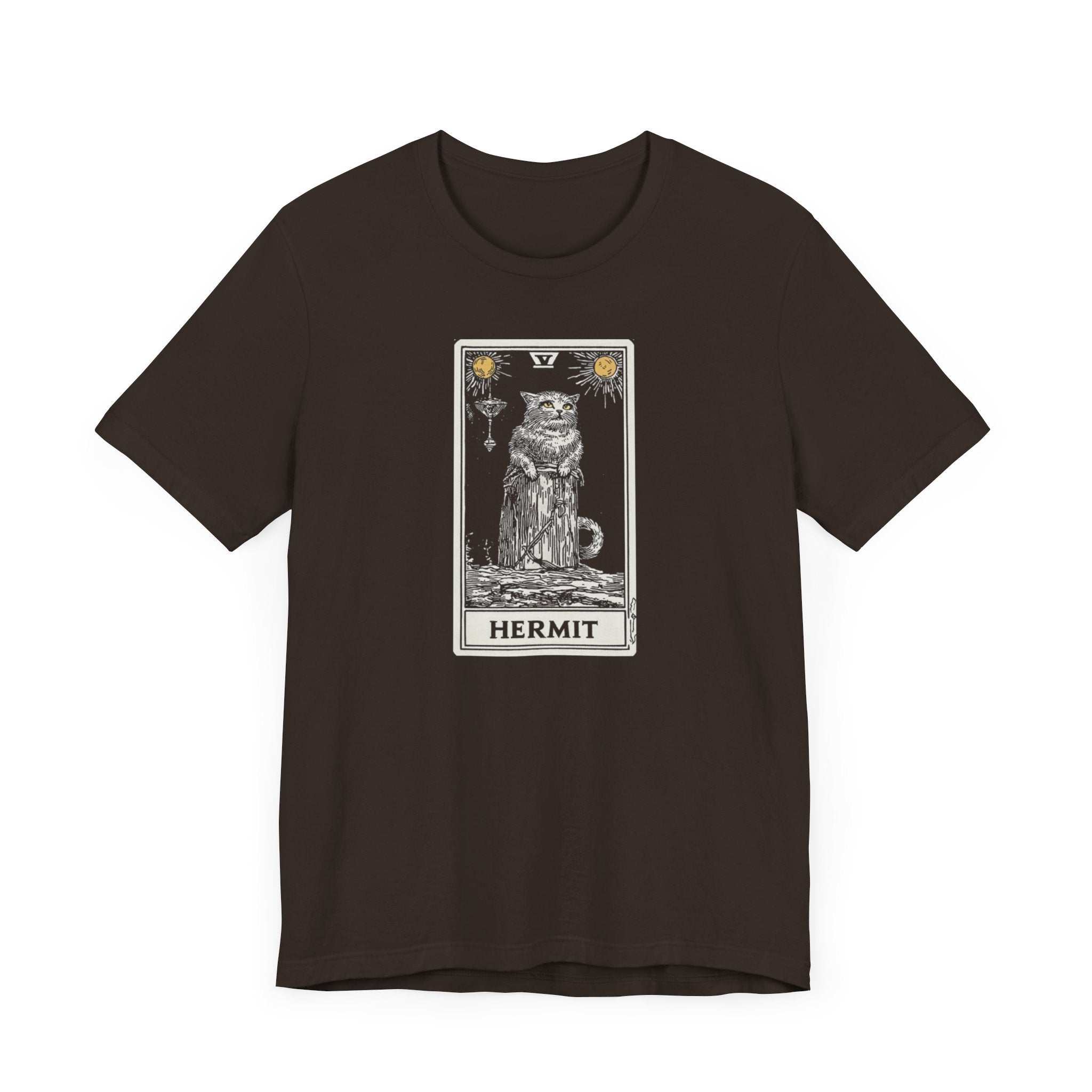 Hermit Tarot Cat T-Shirt