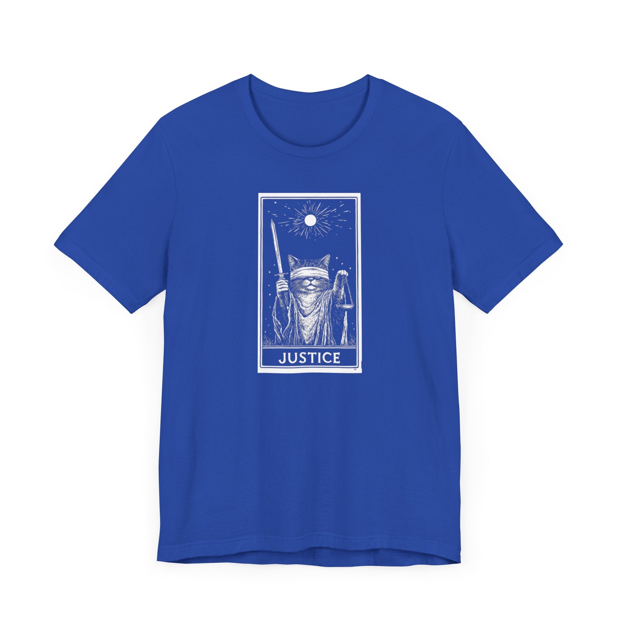 Justice Tarot Cat T-Shirt
