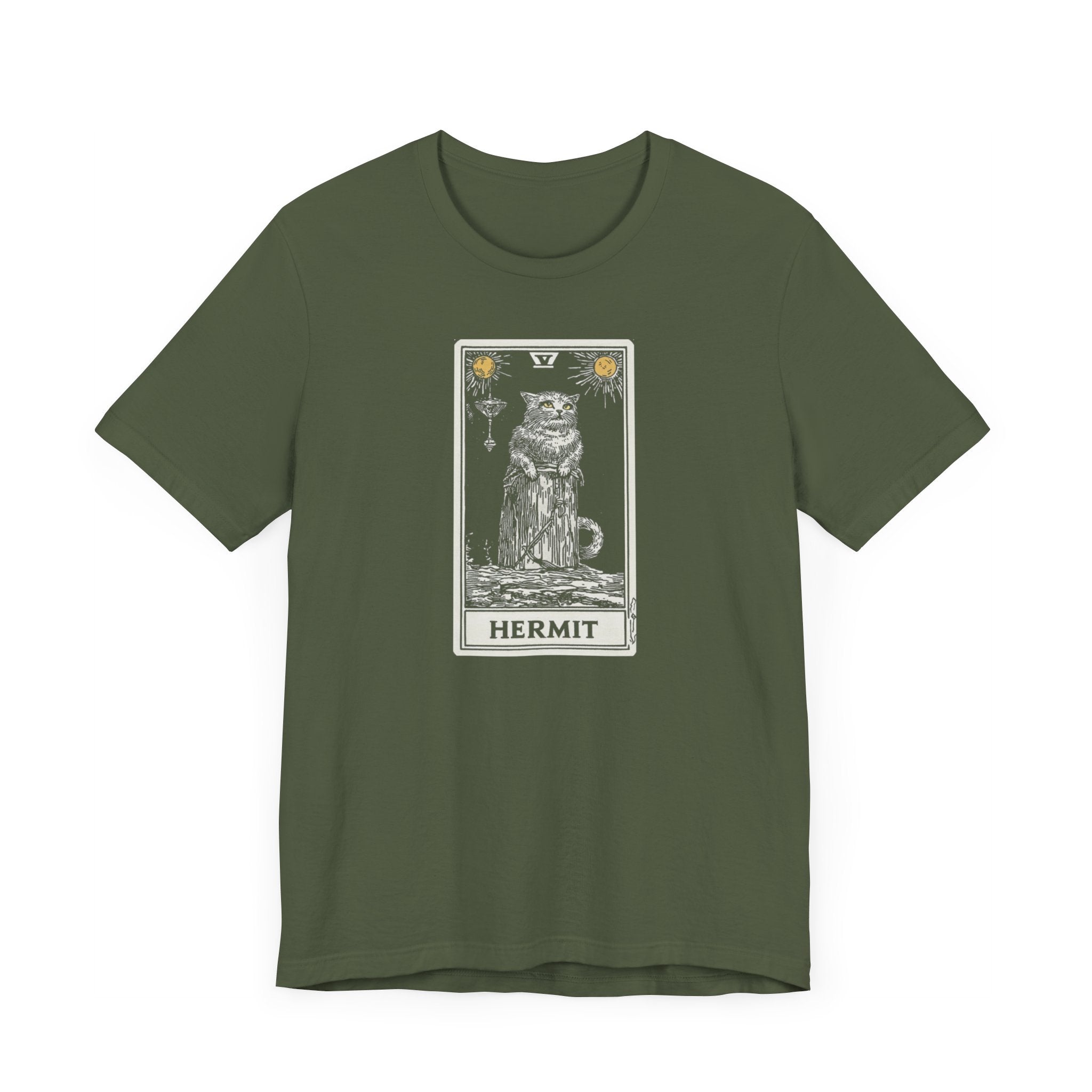 Hermit Tarot Cat T-Shirt