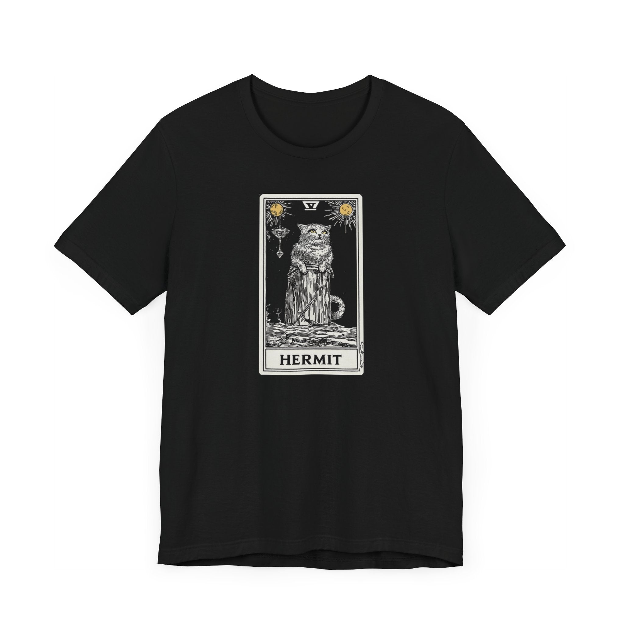 Hermit Tarot Cat T-Shirt