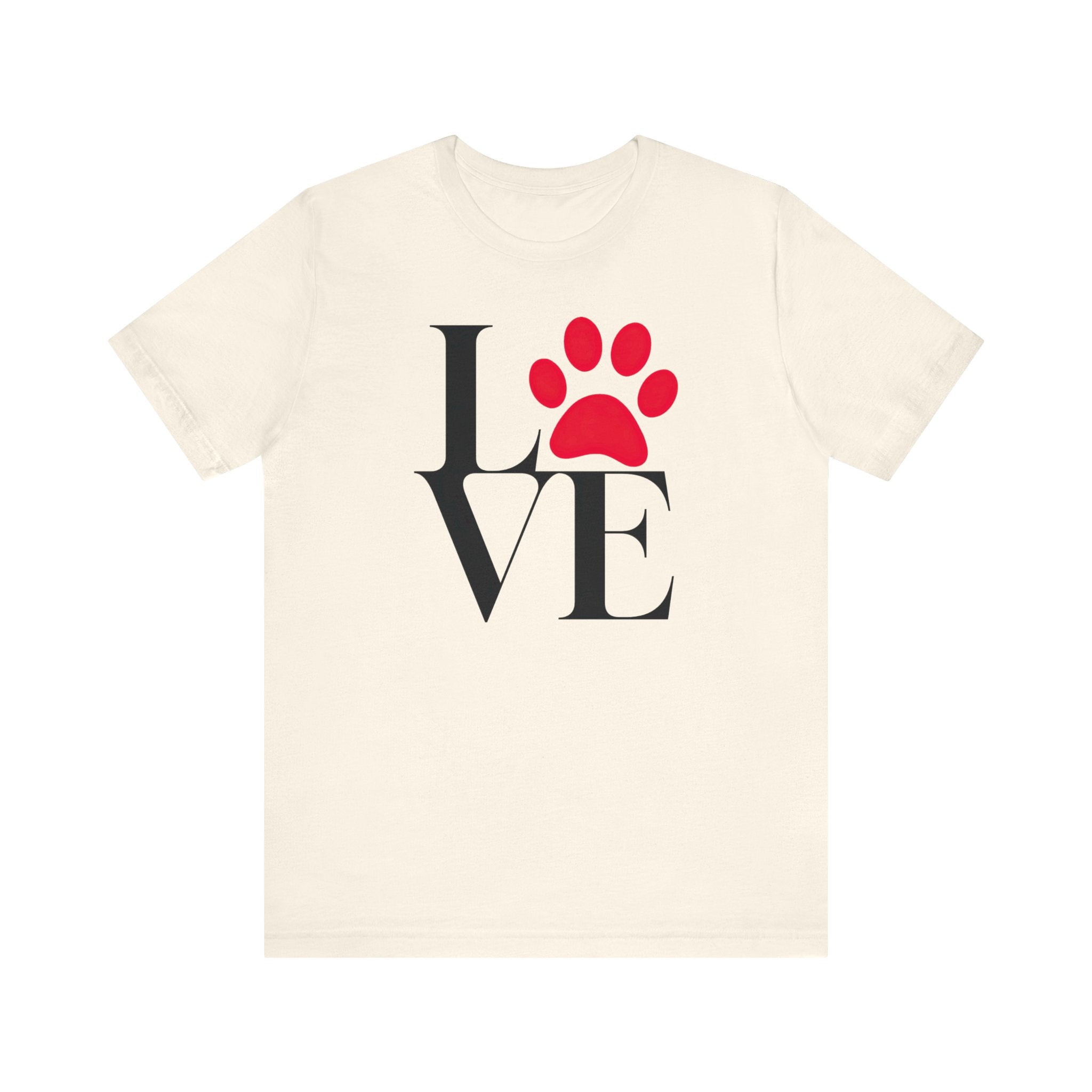 Love Paw Print Animal Lover T-Shirt