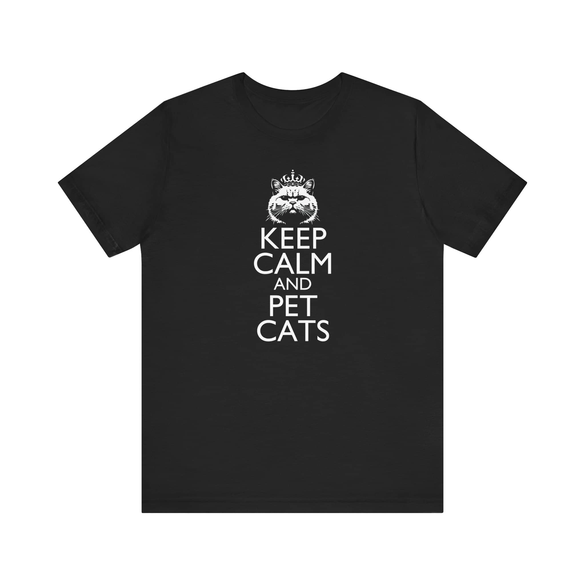 Keep Calm and Pet Cats T-Shirt