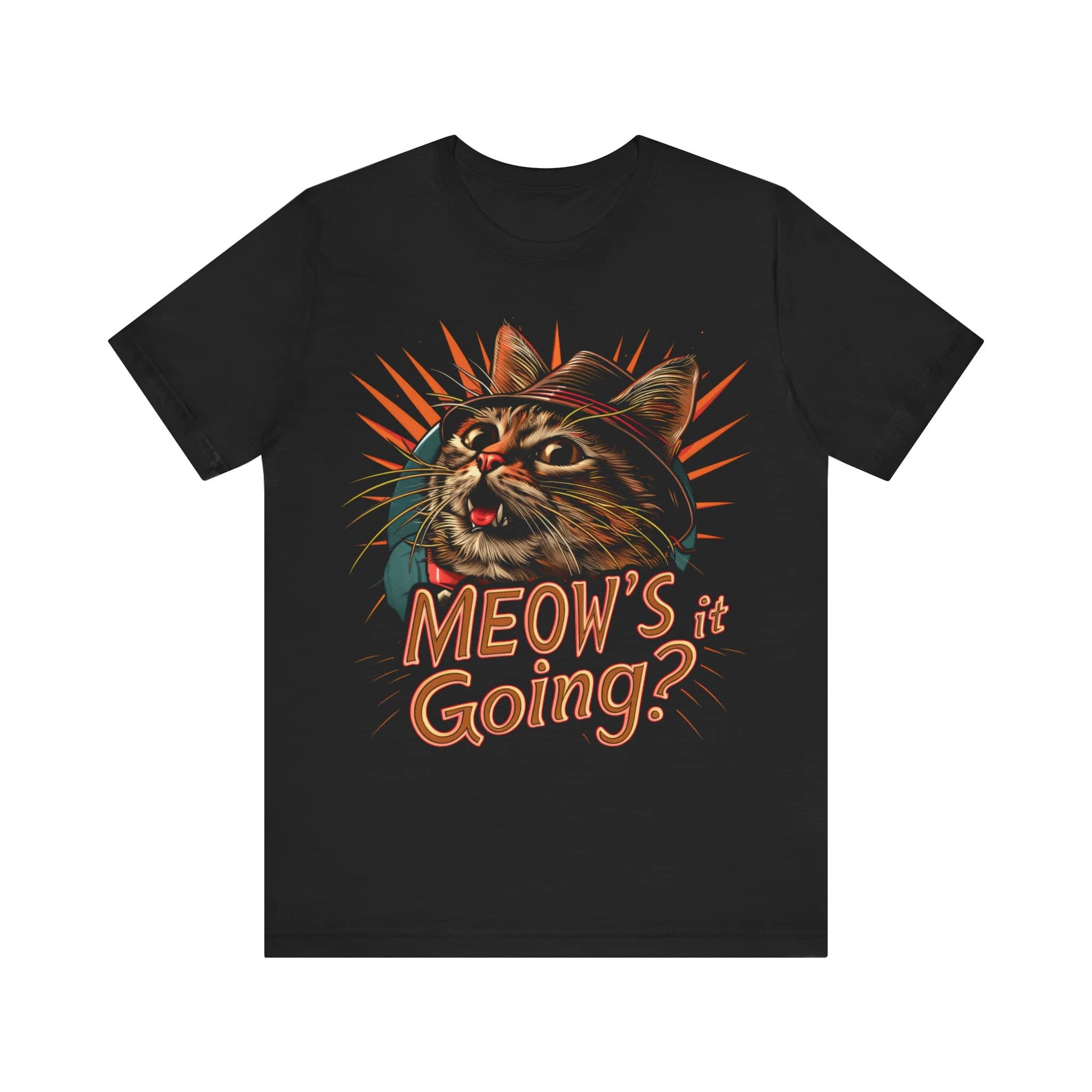Meow’s It Going Cat T-Shirt Funny Cat Lover Tee